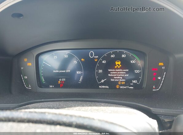 2HGFE4F82TH300205 2026 HONDA CIVIC HYBRID Black Vista de los asientos traseros