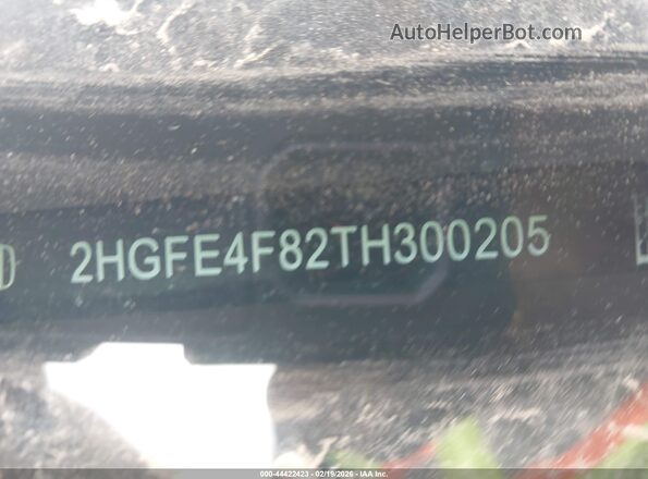 2HGFE4F82TH300205 2026 HONDA CIVIC HYBRID Black Vista del compartimento del motor