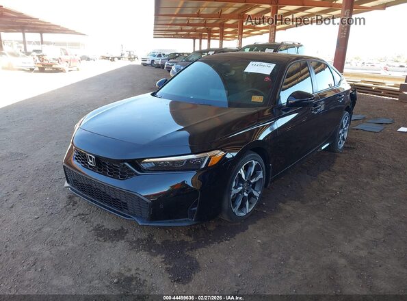 2HGFE4F86TH321932 2026 HONDA CIVIC HYBRID Черный Передняя левая четверть