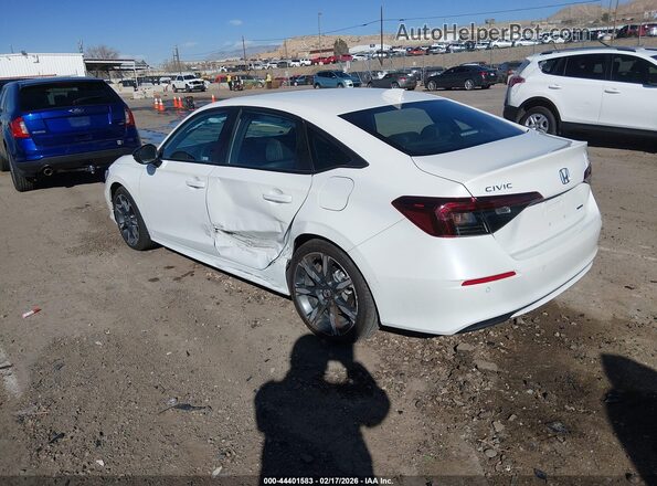 2HGFE4F87SH342514 2025 HONDA CIVIC HYBRID Белый Задняя левая четверть