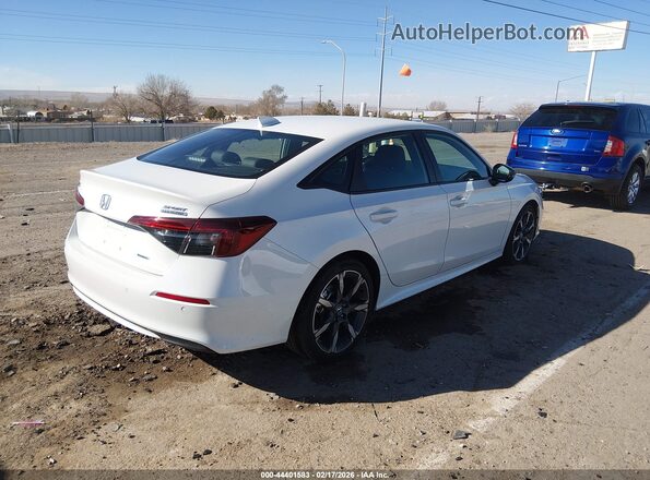 2HGFE4F87SH342514 2025 HONDA CIVIC HYBRID Белый Задняя правая четверть