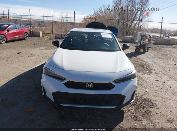 2HGFE4F87SH342514 2025 HONDA CIVIC HYBRID Белый Вид щитка приборов