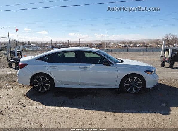 2HGFE4F87SH342514 2025 HONDA CIVIC HYBRID Белый Вид задней части салона