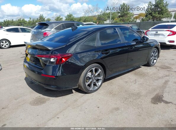 2HGFE4F89TH315610 2026 HONDA CIVIC HYBRID Черный Задняя правая четверть
