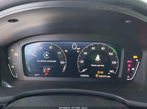 2HGFE4F89TH315610 2026 HONDA CIVIC HYBRID Черный Вид задних сидений