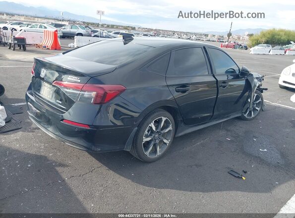 2HGFE4F8XSH328042 2025 HONDA CIVIC HYBRID Black Tył prawy