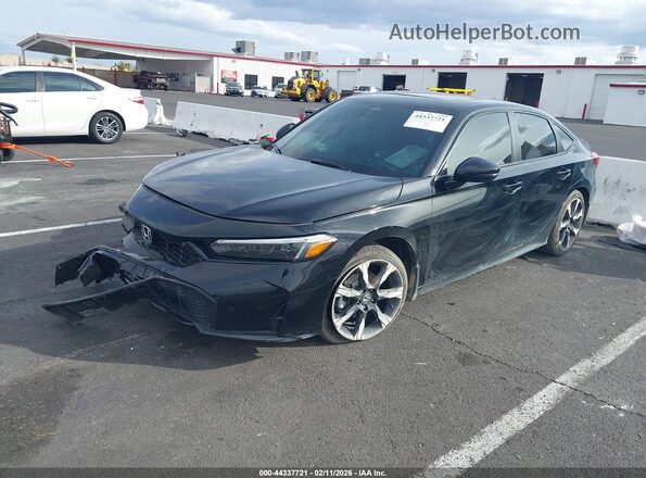 2HGFE4F8XSH328042 2025 HONDA CIVIC HYBRID Black Przód lewy