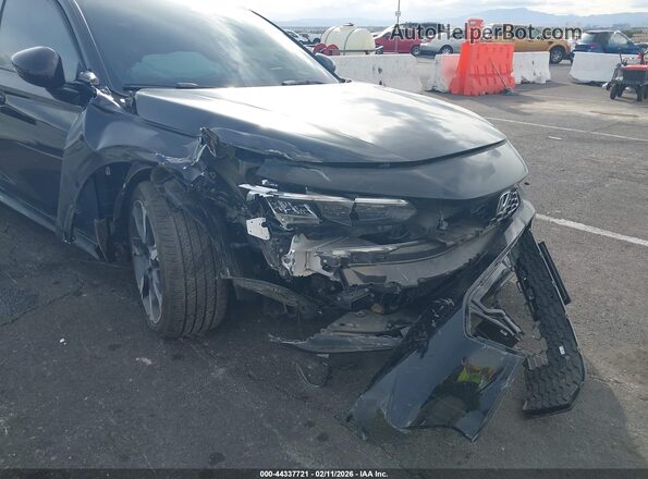 2HGFE4F8XSH328042 2025 HONDA CIVIC HYBRID Black Widok z przodu