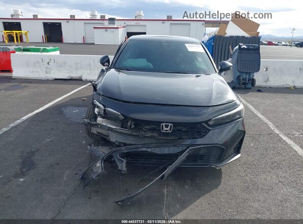 2HGFE4F8XSH328042 2025 HONDA CIVIC HYBRID Black Widok zestawu wskaźników