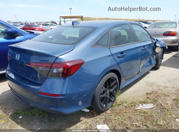 2HGFE4F8XTH318564 2026 HONDA CIVIC HYBRID Синий Задняя правая четверть