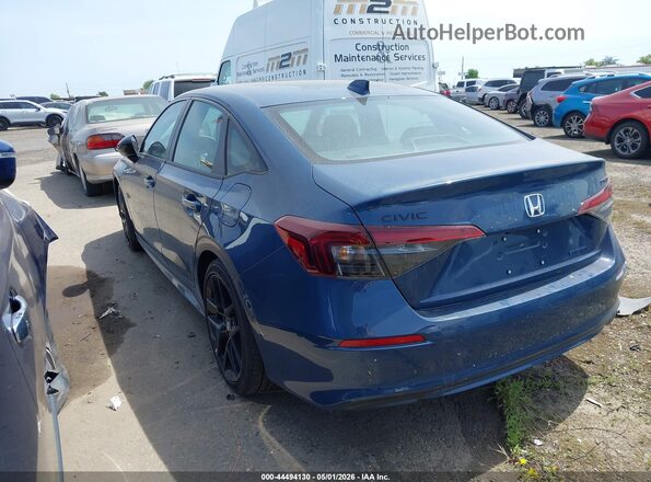 2HGFE4F8XTH318564 2026 HONDA CIVIC HYBRID Синий Задняя левая четверть