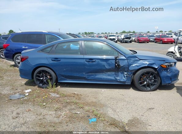 2HGFE4F8XTH318564 2026 HONDA CIVIC HYBRID Синий Вид задней части салона