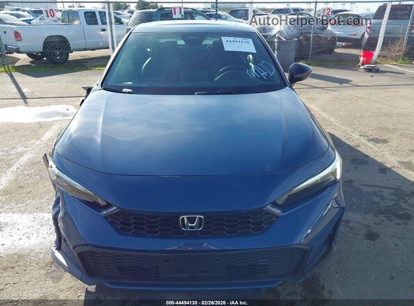 2HGFE4F8XTH318564 2026 HONDA CIVIC HYBRID Синий Вид щитка приборов