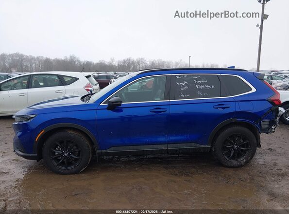 2HKRS6H87RH807145 2024 HONDA CR-V HYBRID Синий Панорамный вид салона 360°