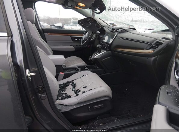 2HKRW2H84LH689804 2020 HONDA CR-V Gray Widok wnętrza z przodu