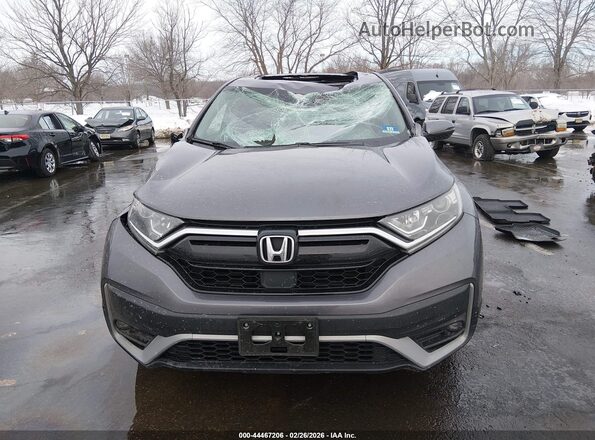 2HKRW2H84LH689804 2020 HONDA CR-V Gray Widok zestawu wskaźników