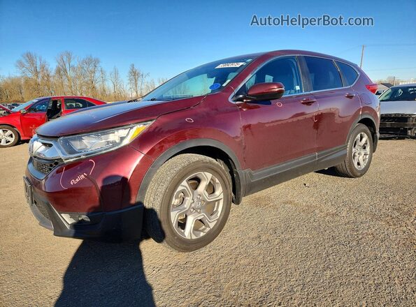 2HKRW2H89HH675940 2017 HONDA CR-V Темно-бордовый Передняя левая четверть