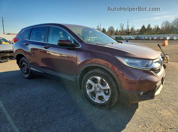 2HKRW2H89HH675940 2017 HONDA CR-V Темно-бордовый Передняя правая четверть