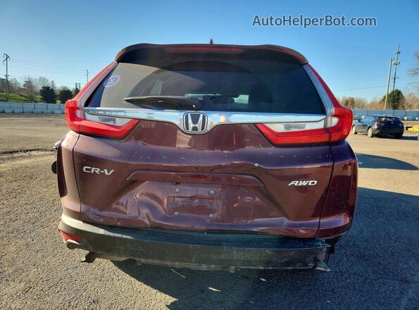 2HKRW2H89HH675940 2017 HONDA CR-V Темно-бордовый Вид сзади