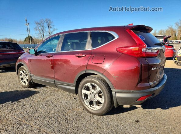 2HKRW2H89HH675940 2017 HONDA CR-V Темно-бордовый Задняя левая четверть