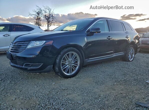 2LMHJ5AT1JBL00619 2018 LINCOLN MKT Черный Передняя левая четверть