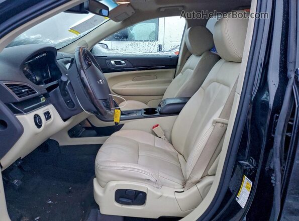 2LMHJ5AT2KBL03126 2019 LINCOLN MKT Черный Вид салона спереди