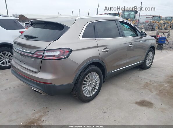 2LMPJ6J96KBL42159 2019 LINCOLN NAUTILUS Желто-коричневый Задняя правая четверть