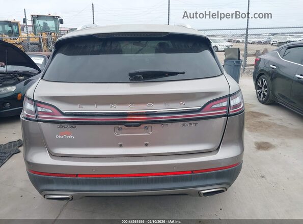 2LMPJ6J96KBL42159 2019 LINCOLN NAUTILUS Желто-коричневый 