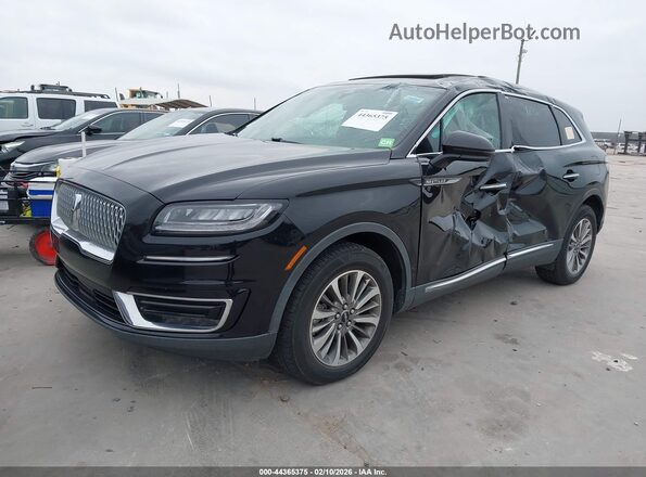 2LMPJ6K93LBL10561 2020 LINCOLN NAUTILUS Черный Передняя левая четверть