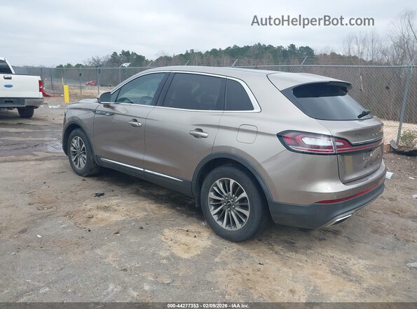 2LMPJ6K98KBL23420 2019 LINCOLN NAUTILUS Champagne Задняя левая четверть