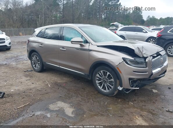 2LMPJ6K98KBL23420 2019 LINCOLN NAUTILUS Champagne Передняя правая четверть