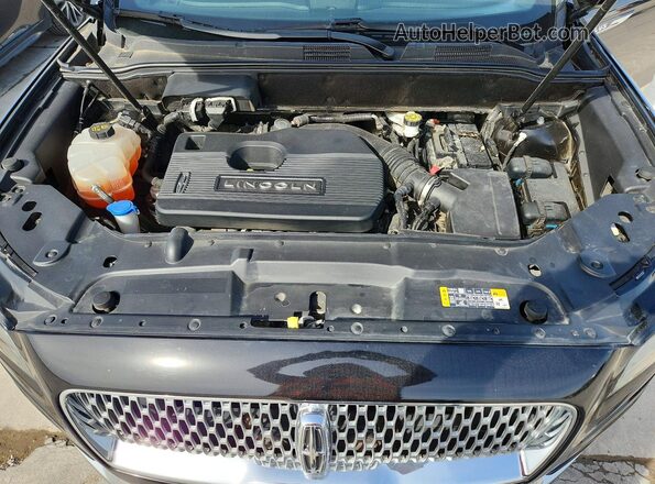2LMPJ6L96KBL46015 2019 LINCOLN NAUTILUS Black Widok komory silnika
