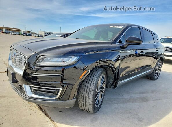 2LMPJ6L96KBL46015 2019 LINCOLN NAUTILUS Black Przód lewy