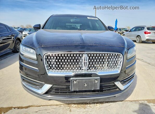 2LMPJ6L96KBL46015 2019 LINCOLN NAUTILUS Black Widok z przodu