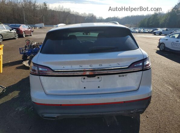 2LMPJ6L98KBL46601 2019 LINCOLN NAUTILUS White Вид ззаду