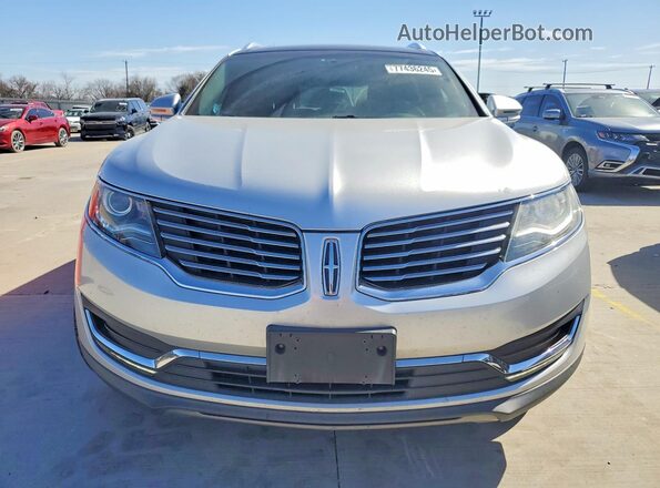 2LMPJ6LP0HBL47443 2017 LINCOLN MKX Silver Front view