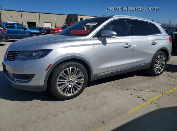 2LMPJ6LP0HBL47443 2017 LINCOLN MKX Silver Front left