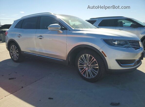 2LMPJ6LP0HBL47443 2017 LINCOLN MKX Silver Front right