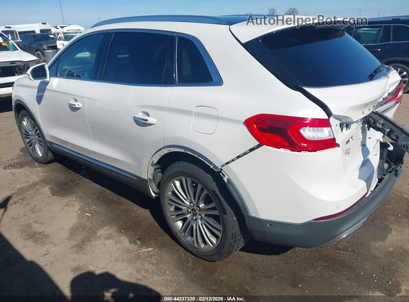 2LMPJ6LR5JBL34713 2018 LINCOLN MKX Белый Задняя левая четверть