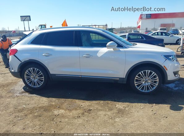 2LMPJ6LR5JBL34713 2018 LINCOLN MKX Белый Вид задней части салона