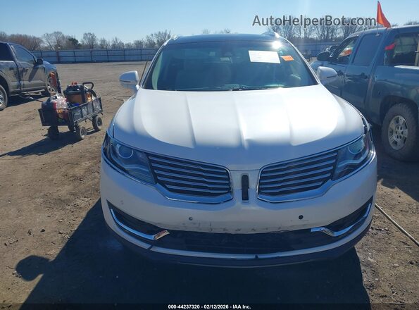 2LMPJ6LR5JBL34713 2018 LINCOLN MKX Белый Вид щитка приборов