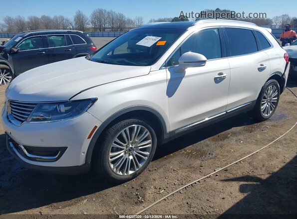 2LMPJ6LR5JBL34713 2018 LINCOLN MKX Белый Передняя левая четверть