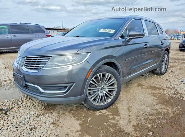 2LMPJ6LR8HBL39477 2017 LINCOLN MKX Серый Передняя левая четверть
