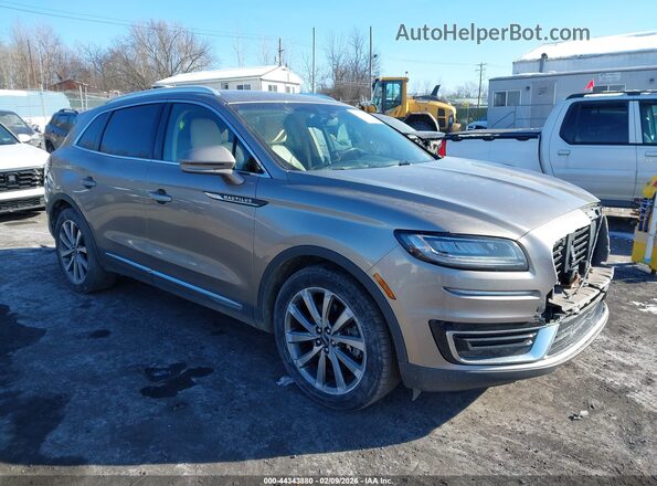 2LMPJ8K93KBL28102 2019 LINCOLN NAUTILUS Серый Передняя правая четверть