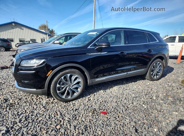 2LMPJ8K9XNBL11558 2022 LINCOLN NAUTILUS Черный Передняя левая четверть