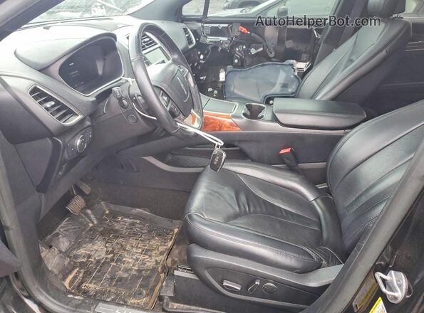 2LMPJ8KP2KBL46377 2019 LINCOLN NAUTILUS Черный Вид салона спереди