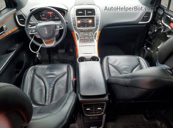 2LMPJ8KP2KBL46377 2019 LINCOLN NAUTILUS Черный Вид панели приборов