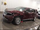 2017 Lincoln Mkx Select Темно-бордовый vin: 2LMPJ8KR1HBL39298