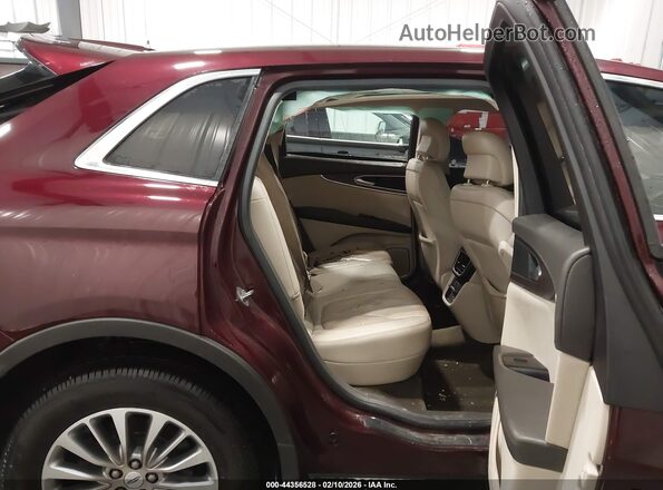 2LMPJ8KR1HBL39298 2017 LINCOLN MKX Темно-бордовый Вид наклейки с VIN-кодом