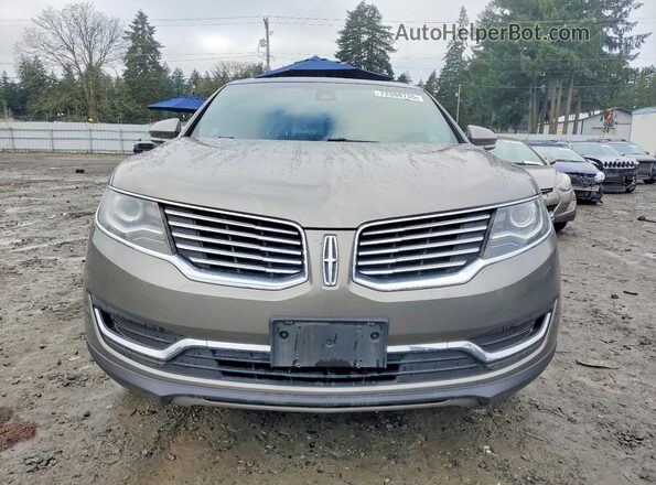 2LMPJ8KR9HBL28811 2017 LINCOLN MKX Желто-коричневый Вид спереди